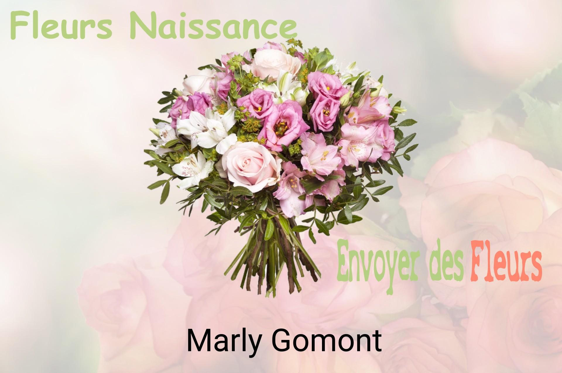 Bouquet de fleurs de naissance livré à Marly-Gomont